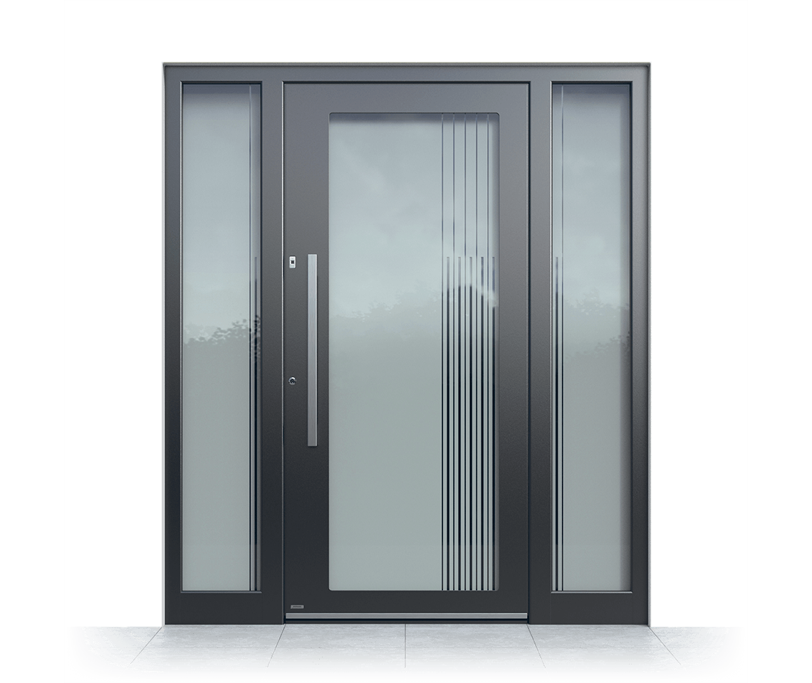 Aluminium entrance door 1005
