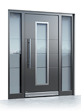 Aluminium entrance door 2380