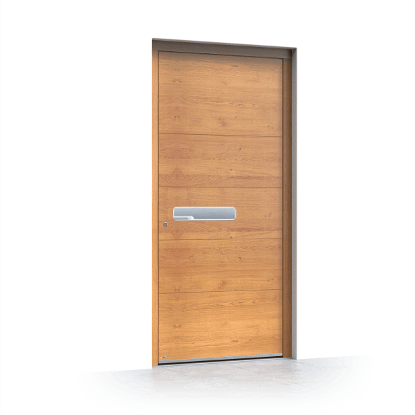 Wooden entrance door 6011