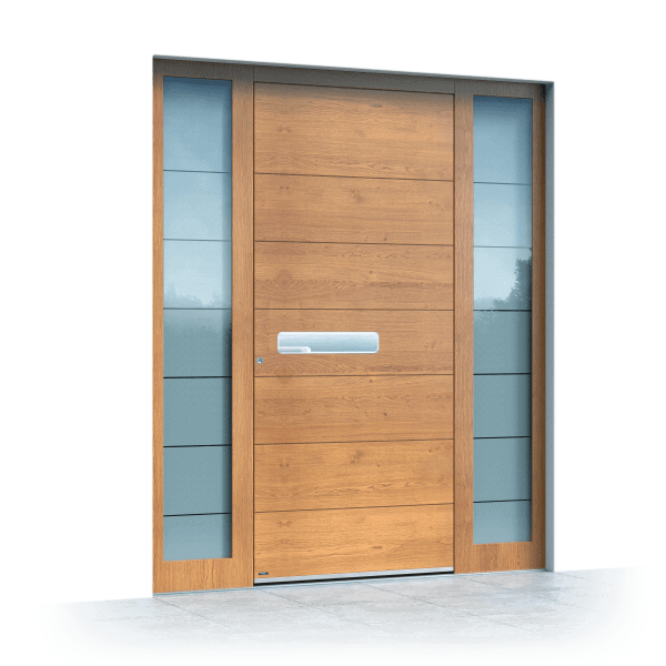 Wooden front doors 614